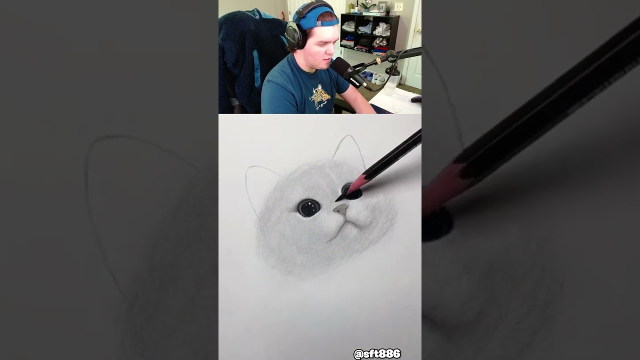 The Most Realistic Cat Drawing 😱🐱