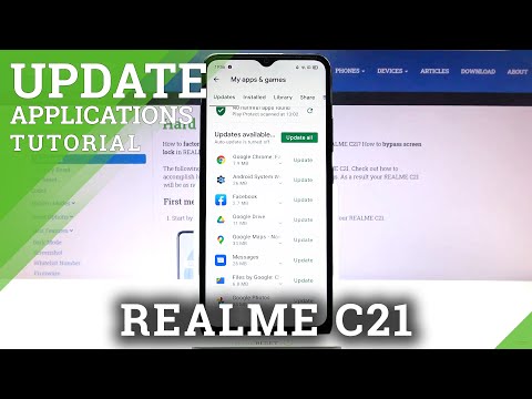 How to Update Apps in Realme C21 – Install Newest App Version