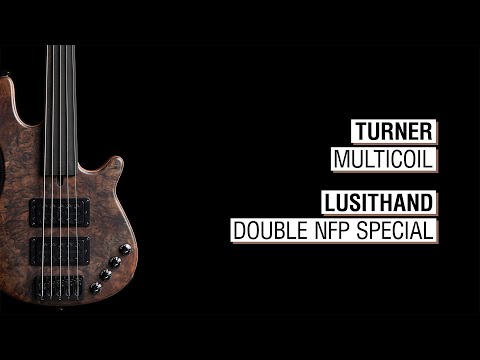 Turner Multicoil + Lusithand Double NFP Special MK II - Jazzus 5a Fretless