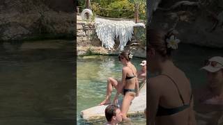 ☀️Pamukkale Turkey Wonderful Cleopatra Pool -Hot Day? #cleopatra #pamukkale #pool