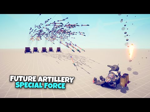 FUTURE ARTILLERY SPECIAL FORCE VS EVERY FACTION - Totally Accurate Battle Simulator TABS