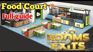 Rooms and Exits Level 7 Food Court Chapter 2 Walkthrough ( No Honor Among Thieves )