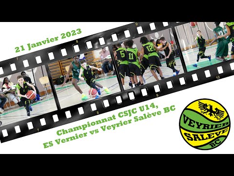 Match U14 CSJC à ES Vernier, 21 janvier 2023, Full Highlights