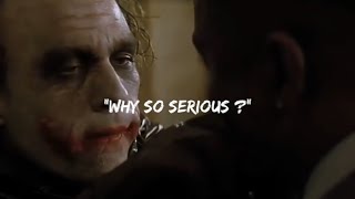 Joker whatsapp status Why so serious | Heath Ledger Joker The Dark Knight Attitude Whatsapp status