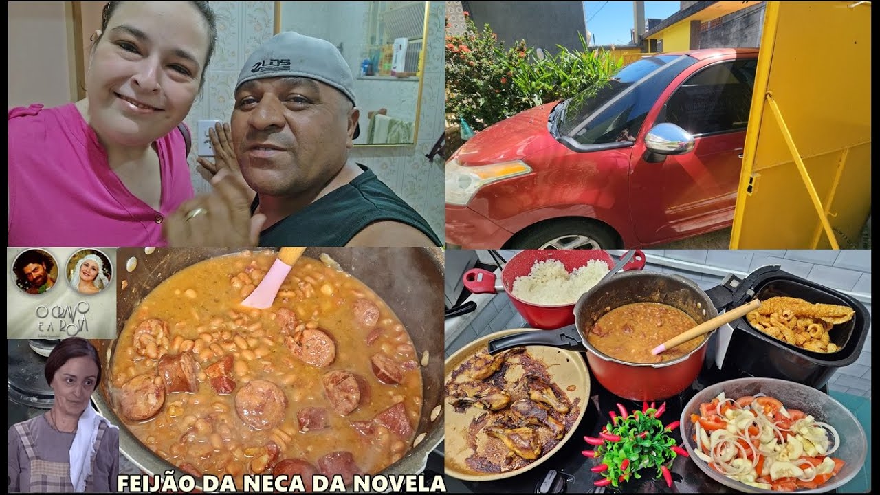 VLOG FIZ O FEIJÃO DA NECA DA NOVELA O CRAVO E A ROSA - MOZINHO RESPONDENDO A VOCÊS E MAIS
