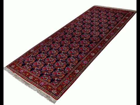 Bijar Wool Hand Knotted Runner Persian Rug