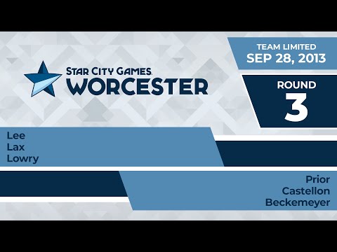 SCGWOR: Round 3 - Lee, Lax, Lowry vs Prior, Castellon, Beckemeyer | Team Limited