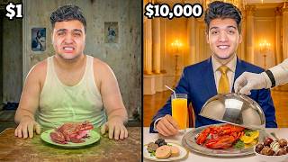 تحدي شراء سحور رمضان 🌙 بـ1$ مقابل 10,000$ 🤑 نهاية غير متوقعة 🤯 !