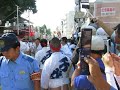 追い山ならし櫛田神社をスタートとする 1番山 西流