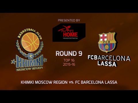 Highlights: Top 16, Round 9, Khimki Moscow Region 75-61 FC Barcelona Lassa
