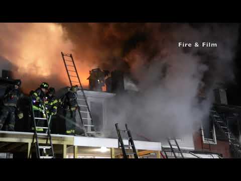 Multiple Alarm Rowhome Fire - Mahanoy City, Pa. - 11/19/2021