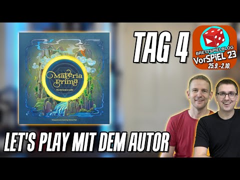 VorSPIEL 23: Materia Prima - The Inquisition Expansion - Live Let's Play mit dem Autor deutsch