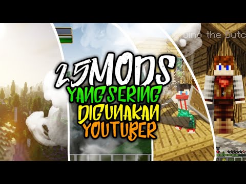 25 MCPC MODS THAT ARE FREQUENTLY USED BY YOUTUBER MCPC..!!!