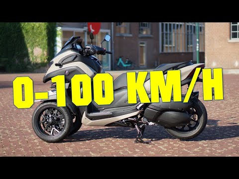 YAMAHA TRICITY 300 - 0-100 KMH * 0-60 MPH