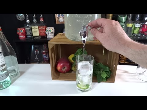 La más rica Sangría de Mojito 🍹🌿 gigante y muy fácil de hacer
