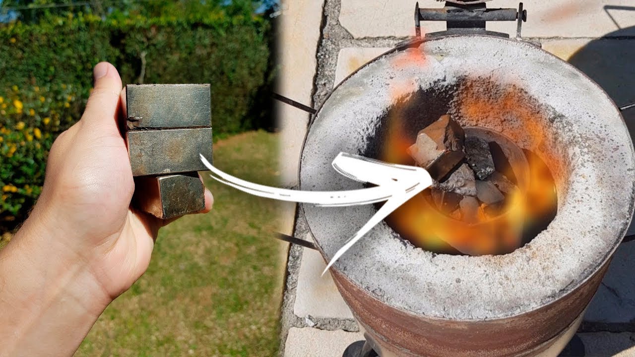 O que acontece quando colocamos Ímãs Super Poderosos dentro da Forja ??