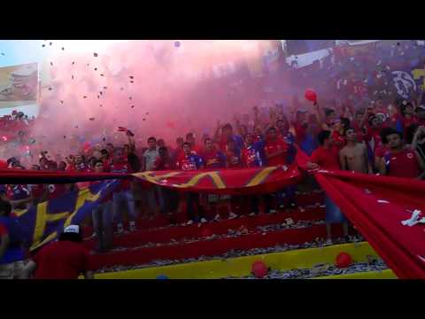 "Turba Roja 94 recibimiento contra los putos" Barra: Turba Roja &bull; Club: Deportivo FAS &bull; País: El Salvador