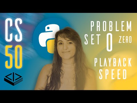 PROBLEM SET 0: PLAYBACK SPEED | SOLUTION (CS50 PYTHON)
