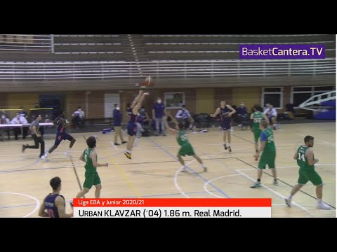 URBAN KLAVZAR (´04) 1.86 m. Real Madrid. Liga Junior y EBA 2020/21  #BasketCantera.TV