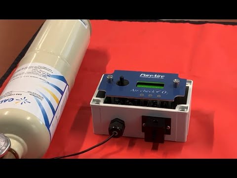 PureAire Monitoring Systems: Using Span Gas to Test the Functionality of the Oxygen Monitor