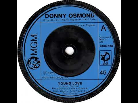 UK "Official" no. 1, (71) Donny Osmond - Young Love