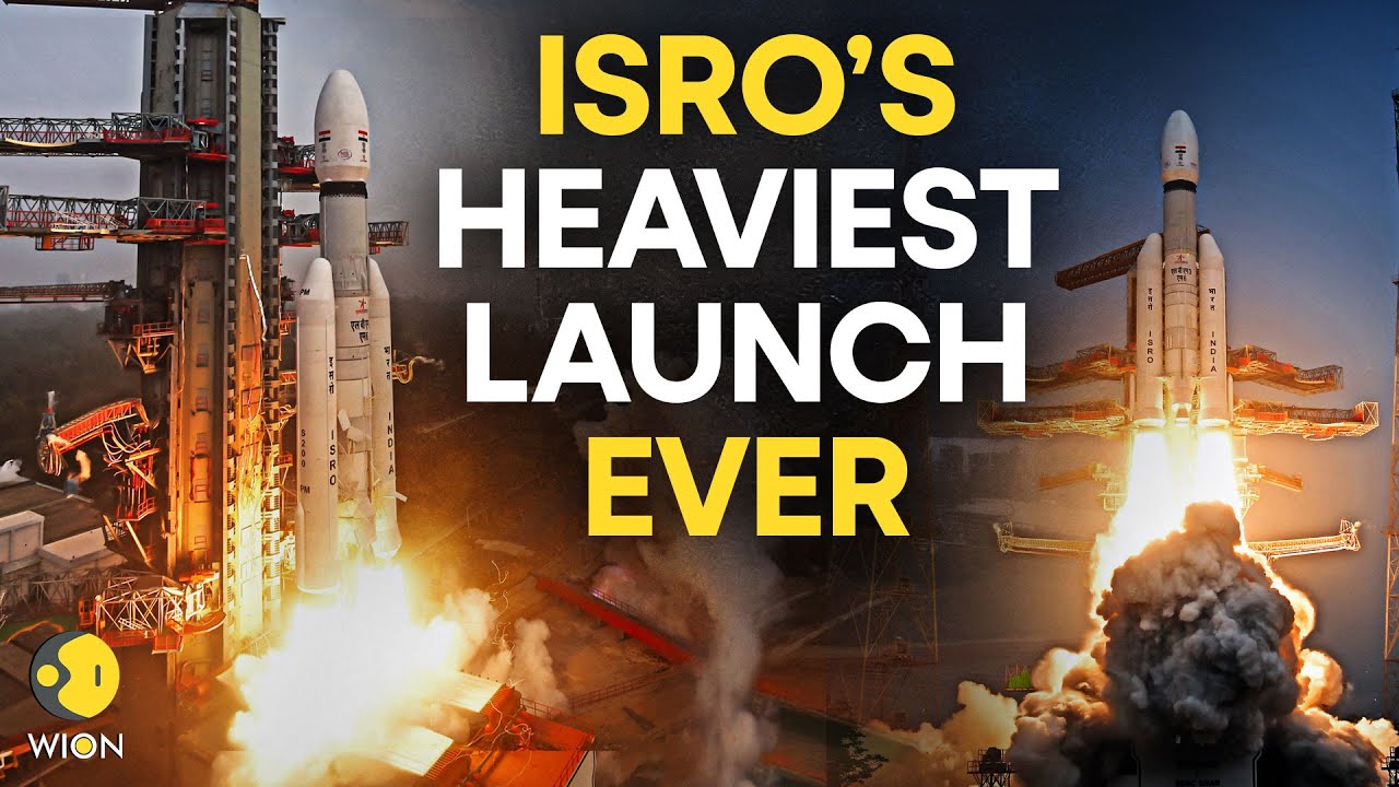 ISRO Launch LIVE: India’s ‘Baahubali’ Rocket Launches Record-Weight Satellite | WION