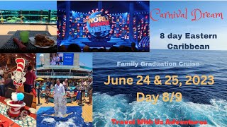 Carnival Dream Final Days! 🌊 Sea Day Fun, Dr. Seuss Breakfast, Bingo & More | June 2023