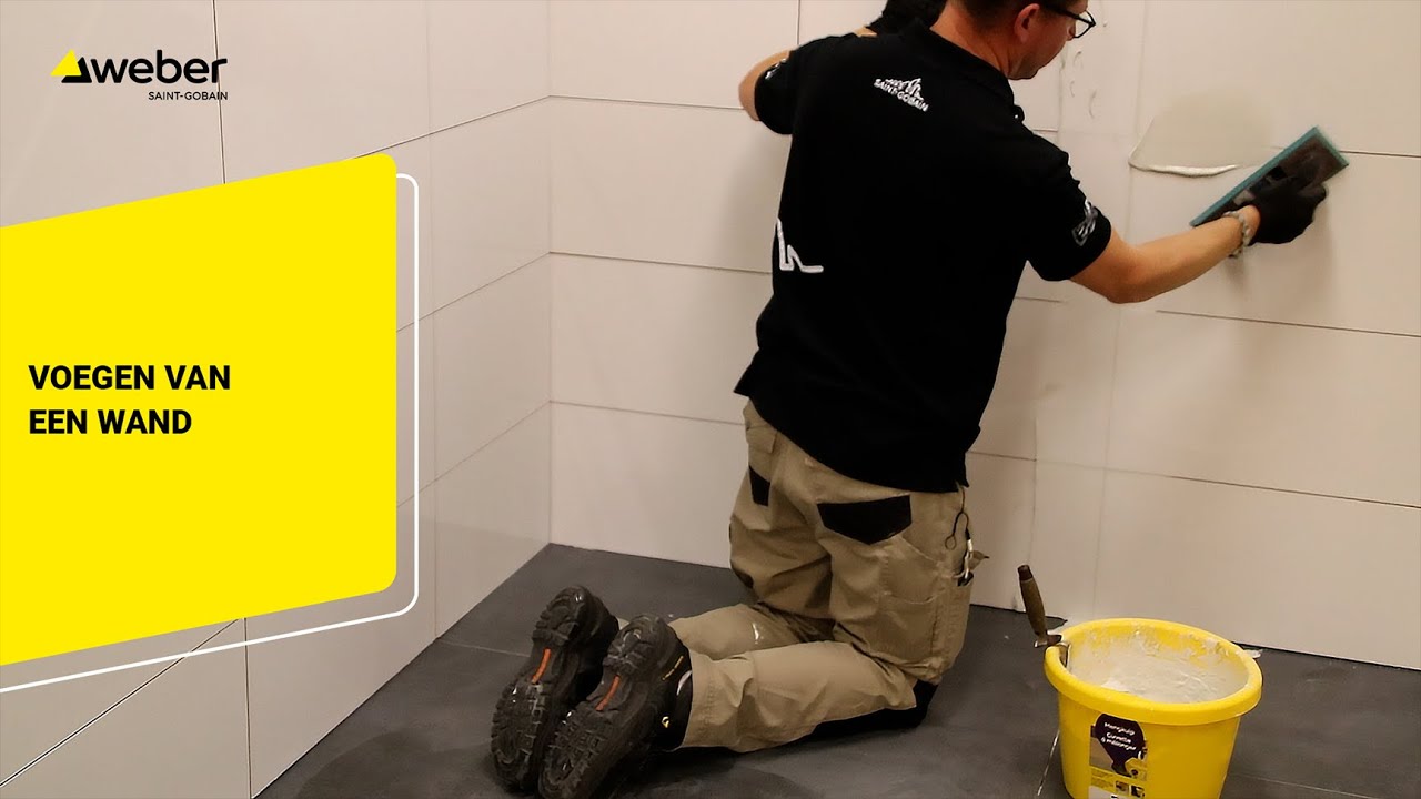 Voegen van een wand - Wandtegels invoegen | Weber