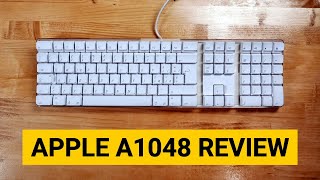 Video thumbnail for Apple Keyboard A1048 Review by Yesterday's Tech