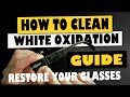 How To Clean And Polish Plastic Eye Glass Frames Remove White Oxidation