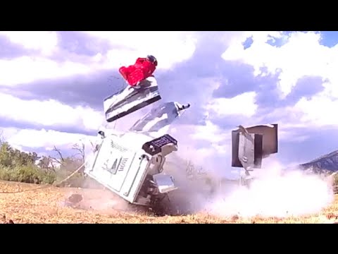 DESTROYING A MICROWAVE WITH A CAR AIRBAG!!