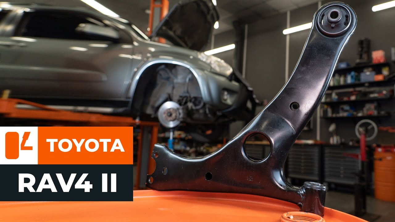 Hoe voorste onderste arm vervangen bij een Toyota RAV4 II – vervangingshandleiding