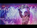 WWE says thank you to John Cena
