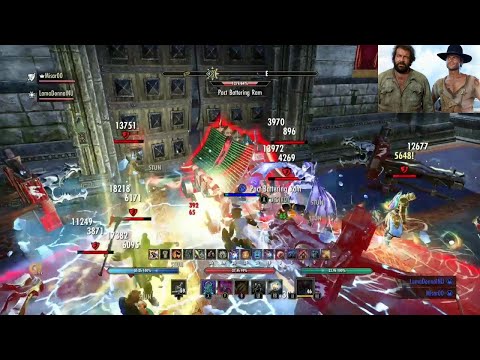 ESO PvP - 2 vs Zerg Part.2 - Destroying Emp Group - Magicka Necromancer - Ft. Lama/Miglio