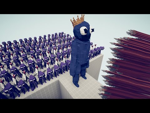 100x RAINBOW FRIENDS + GIANT vs EVERY GOD | Totally Accurate Battle Simulator TABS