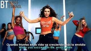 Thalía - Arrasando // Lyrics + Español // Video Official