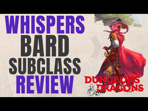 College of Whispers Bard - D&D 5e Subclass Series