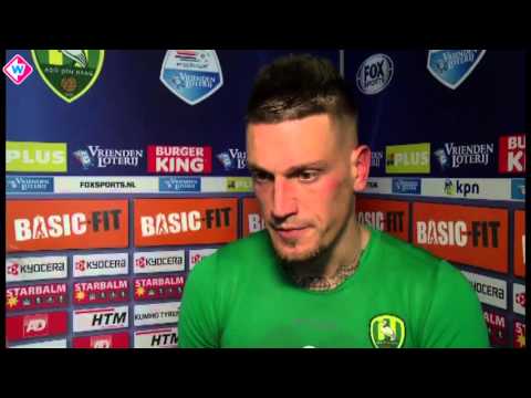 ADO-speler Vito Wormgoor na ADO Den Haag - Ajax