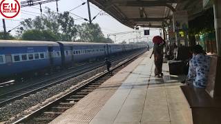 preview picture of video 'Khurai Railway Station: Announcement,Train Departures and People Waiting at the Platform !!!'