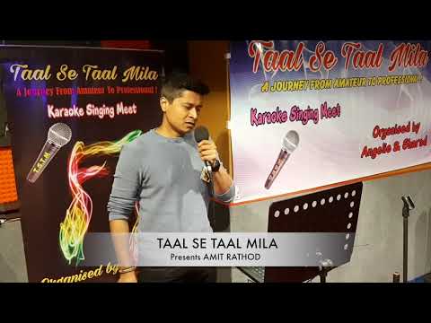 Amit Rathod Singing Abhi Mujhme Kahin In Mumbai