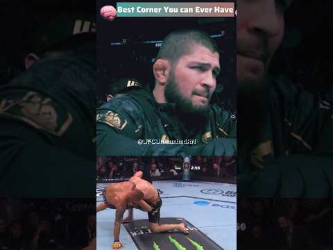 Coach Khabib's Epic Corner Moments In Poirier Vs Makhachev!😮 #shorts #ufc #mma