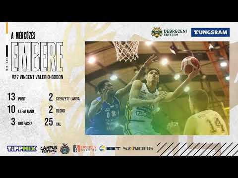 DEAC-Tungsram - Zalakerámia ZTE KK mérkőzés legjobbja: Valerio-Bodon Vincent