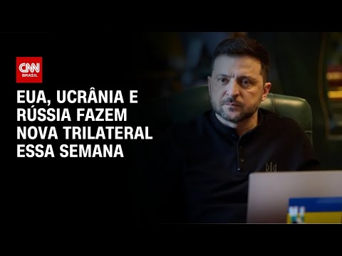 Zelensky anuncia nova rodada de negociação trilateral com EUA e Rússia | CNN PRIME TIME