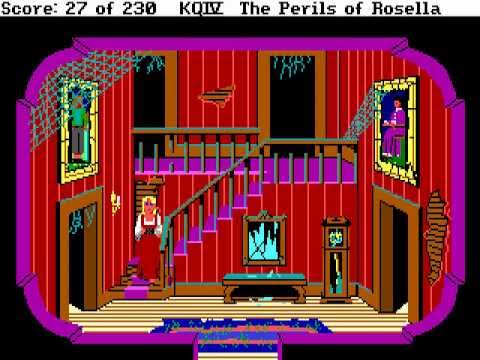 Let's Play King's Quest 4 - part 5 - The old mansion