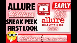 Allure Beauty Box June 2026 SPOILER ADD‑ONS Reveal — Full Product Breakdown + May Choice Date!