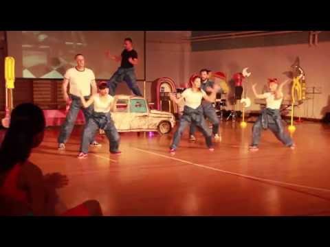 No Sweat dance group - Grease performance at Kaselj elementary school