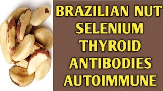 Brazilian nut for thyroid antibodies and autoimmune