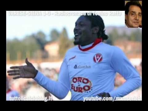Tonino Raffa in Varese-Siena 1-0 (18/12/2010) Radiocronaca da Radio 1 RAI