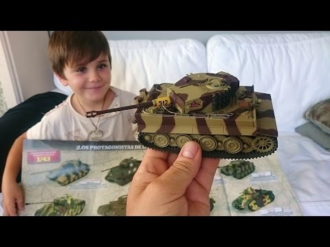 TIGER TANK ALEMAN for children. BATTLE TANKS OF WORLD WAR II ALTAYA
