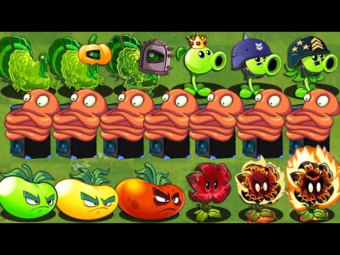 How many Plants use 1 Power Up can defeat 40 Speaker and Octopus ? - PvZ 2 Challenge